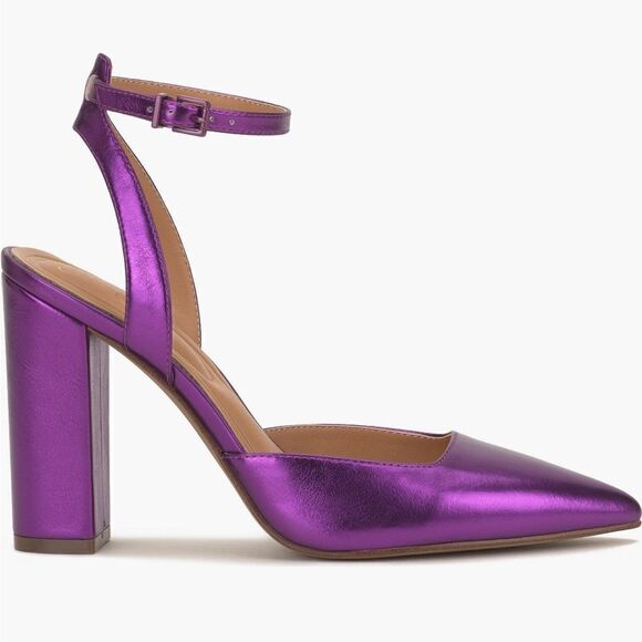 Jessica Simpson Nazela Pointed Toe Ankle Strap Pump - Picture 3 of 7